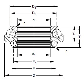 Timken-245DTVL725-止推軸承