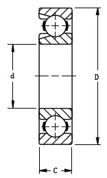 Timken-316W-深溝球軸承