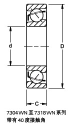 Timken-7319WNMBR-角接觸軸承