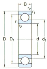 SKF-W619/6-深溝球軸承