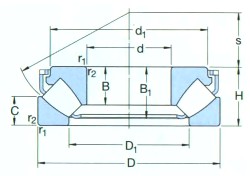 SKF-*29412E-球面滾子推力軸承