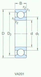 SKF-6300-2Z/VA201-特殊應(yīng)用軸承