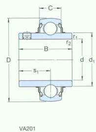 SKF-YAR208-2FW/VA228-特殊應(yīng)用軸承