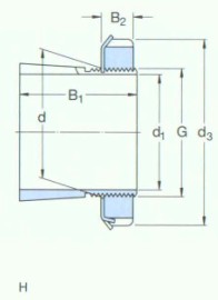 SKF-H316-緊定套