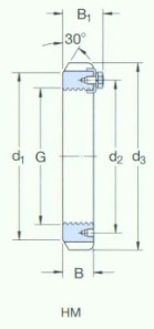 SKF-MS3044-鎖緊螺母