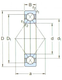 SKF-QJ311MA-角接觸球軸承