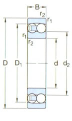 SKF-1206ETN9-自動調心球軸承