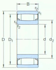 SKF-*C6910-2CS5V1)-CARB 圓環(huán)滾子軸承